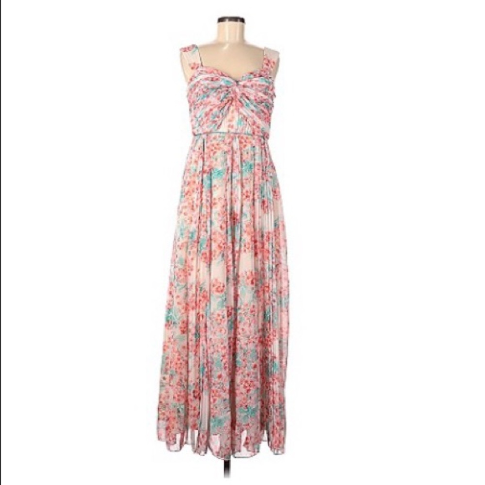 Monsoon sleeveless long flower dress